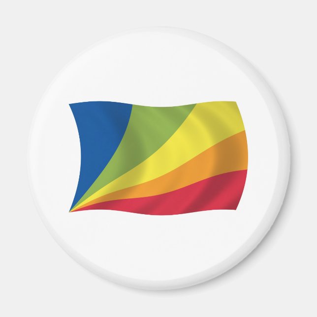 Magnet du drapeau de Lingua Franca Nova (Devant)