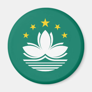 Magnet du drapeau de Macau