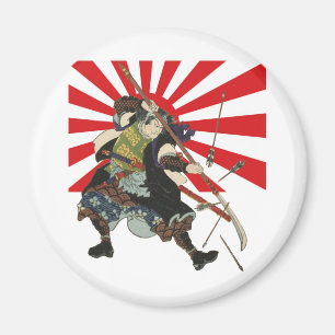 Magnet du drapeau de Samurai