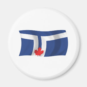 Magnet du drapeau de Toronto