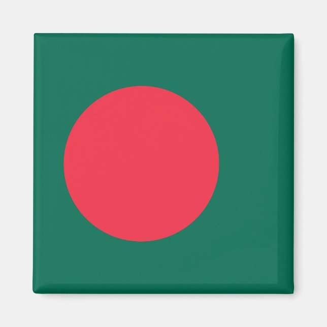 Magnet du drapeau du Bangladesh (Devant)