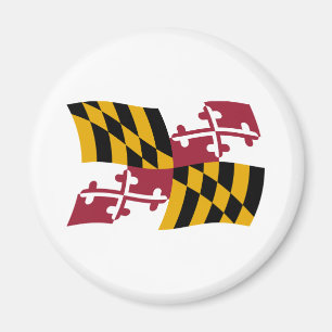 Magnet du drapeau du Maryland