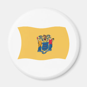Magnet du drapeau du New Jersey