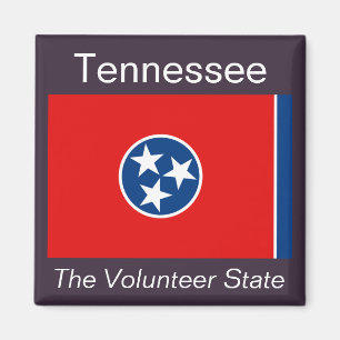 Magnet du drapeau du Tennessee