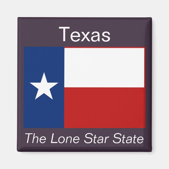 Magnet du drapeau du Texas (Devant)