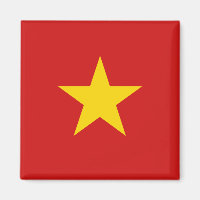 Magnet du drapeau du Vietnam