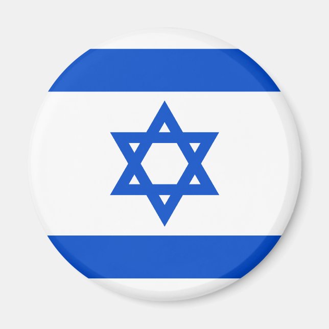 Magnet du drapeau israélien (Devant)