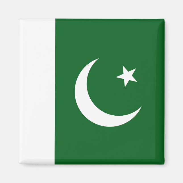 Magnet du drapeau pakistanais (Devant)
