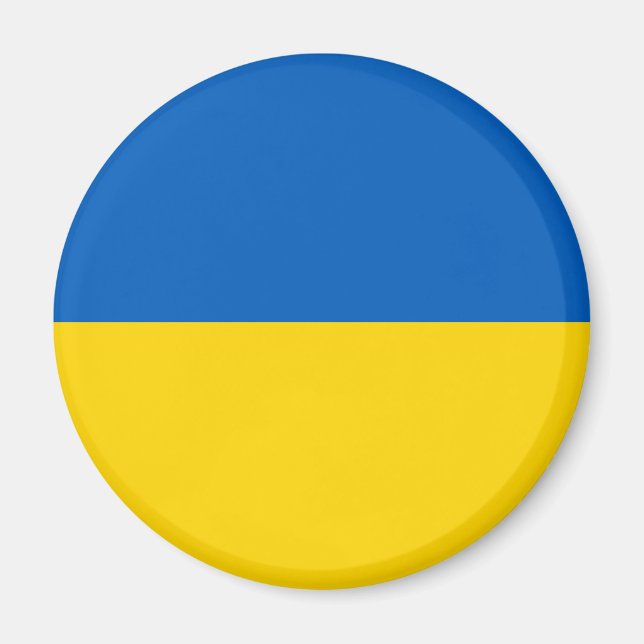 Magnet du drapeau ukrainien (Devant)