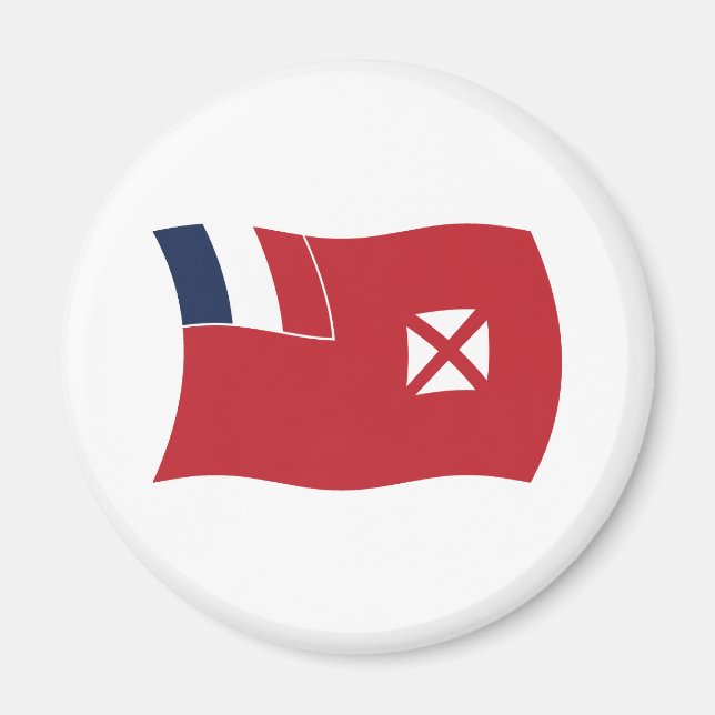 Magnet du drapeau Wallis-et-Futuna (Devant)