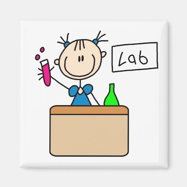 Magnet du laboratoire de sciences de l'école (Devant)