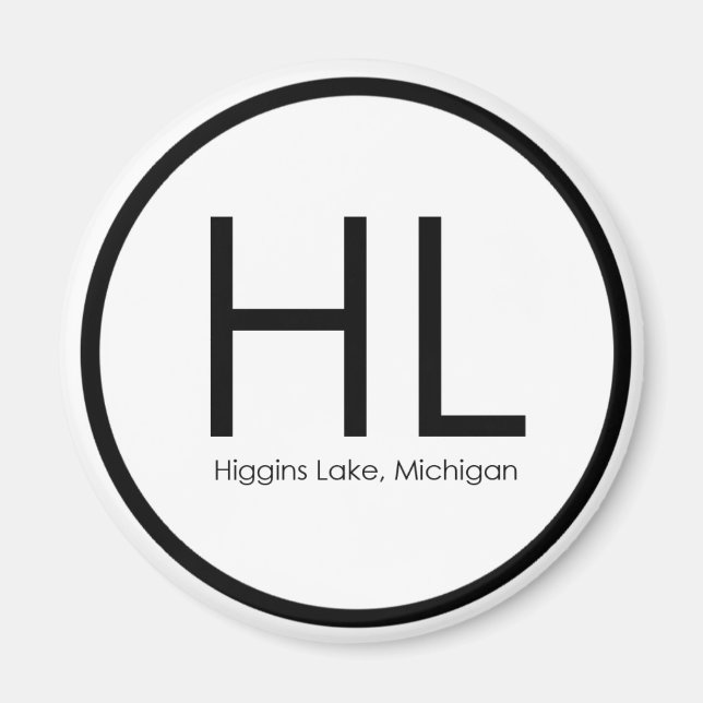 Magnet du lac Higgins (Devant)