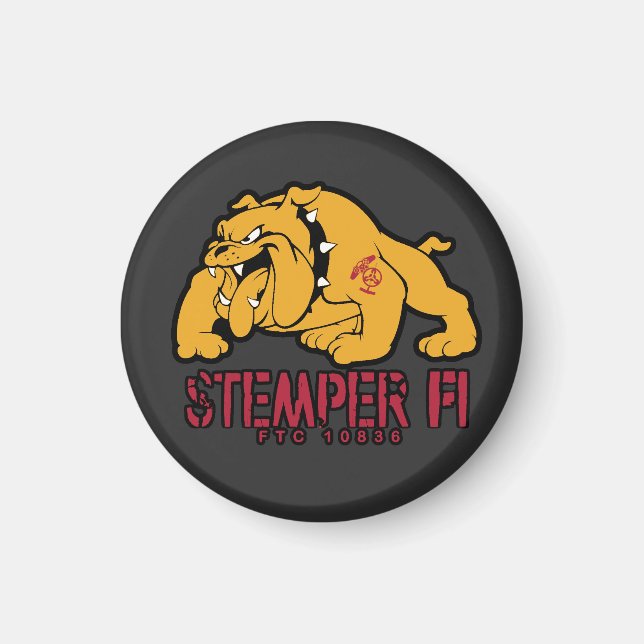 Magnet du logo Bulldog (Devant)
