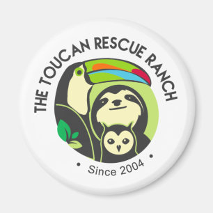 Magnet du logo de Secourt Toucan