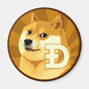 Magnet du logo DogeCoin