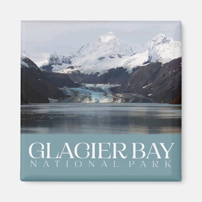 Magnet du parc national de la baie Glacier (Devant)