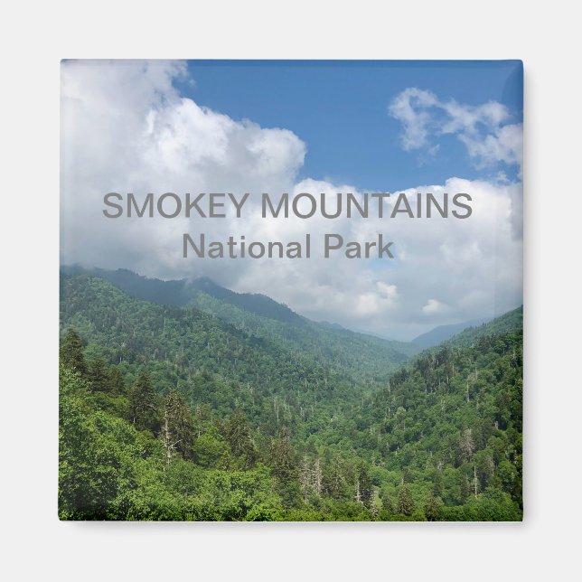 Magnet du parc national des monts Smokey (Devant)
