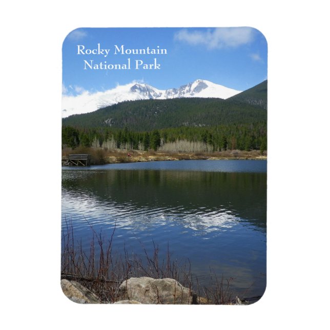 Magnet du parc national des Rocheuses (Vertical)