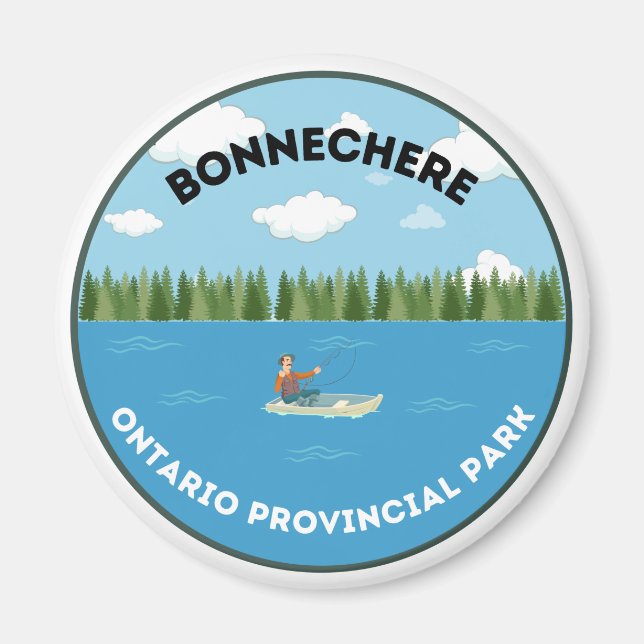 Magnet du parc provincial de Bonnechere Ontario (Devant)