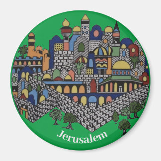 Magnet du paysage de Jérusalem
