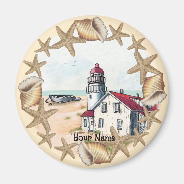 Magnet du phare de Seashell (Devant)
