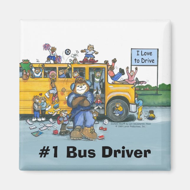 Magnet du pilote de bus (Devant)
