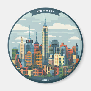 Magnet du réfrigérateur de New York City