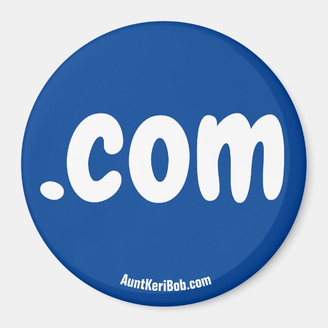 Magnet du réfrigérateur rouge .com (Devant)