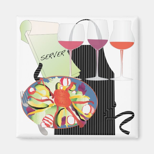 Magnet du serveur de travaux (Devant)