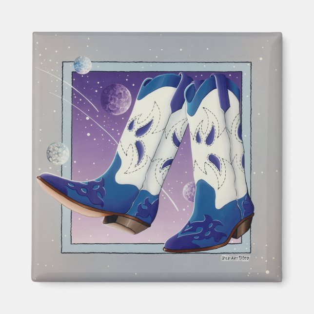Magnet - Electric Slide Cowboy Boots (Front)