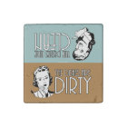 Retro Femmes Lave-vaisselle propre/sale Plats de c