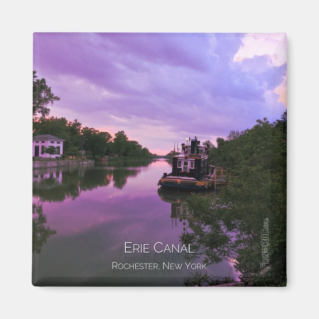 Magnet - Erie Canal at Sunset (Front)