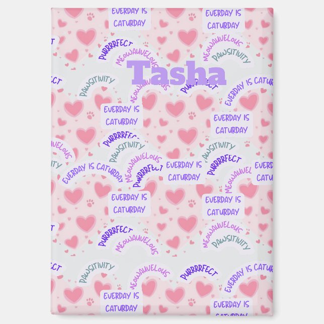 Magnet " Everyday is Caturday"  (Front)