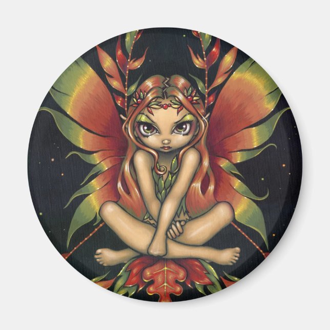Magnet "Fée de nuit d'automne" (Devant)
