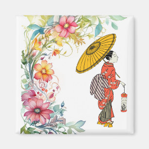 Magnet féminin asiatique