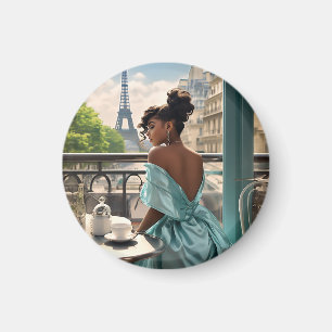 Magnet Fille À Paris