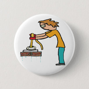 Magnet Fishing 2 Inch Round Button