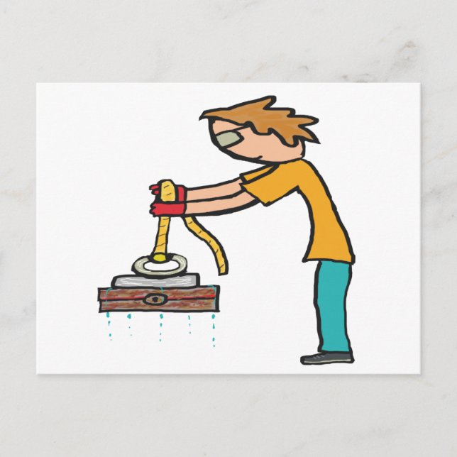 Magnet Fishing Postcard (Front)