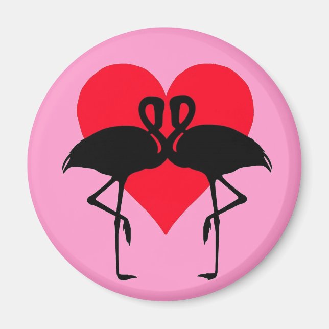 Magnet FlamingoLove1 (Devant)