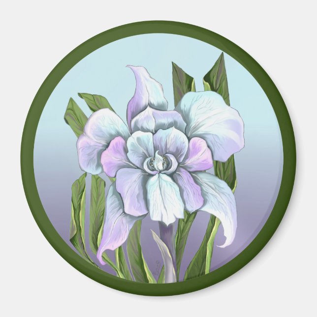 Magnet fleur Smeraldo (Devant)