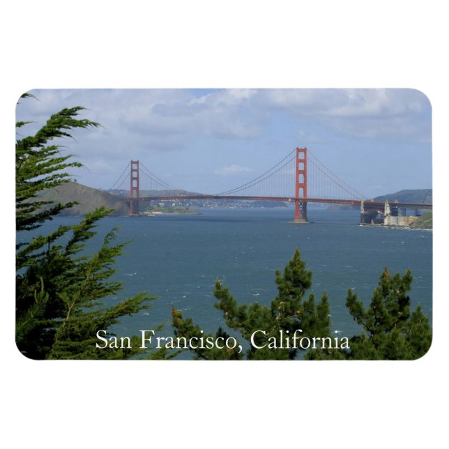 Magnet Flexi Premium de San Francisco Bay (Horizontal)