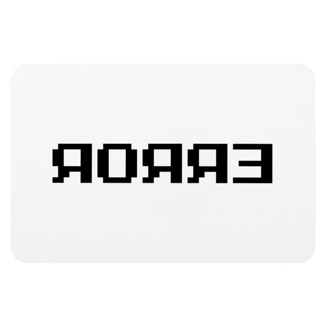 MAGNET FLEXIBLE Я Я Я Ǝ | ERREUR (Horizontal)