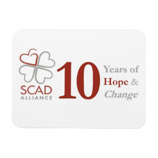 Magnet Flexible 10 ans Anniversaire Aimant SCAD Alliance