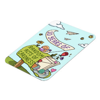 Magnet Flexible 10 ans d'actes aléatoires de carnage