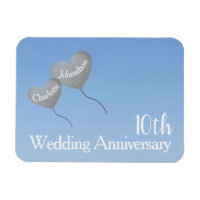 10e anniversaire mariage en boîte cadeau / faveur