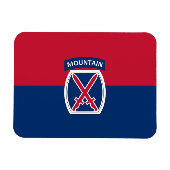 Magnet Flexible 10e division de montagne (Horizontal)