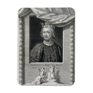 Magnet Flexible 1167-1216) rois d'Angleterre de John (à partir de