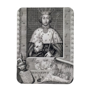 Magnet Flexible 1367-1400) rois d'Angleterre 1377-99, af de