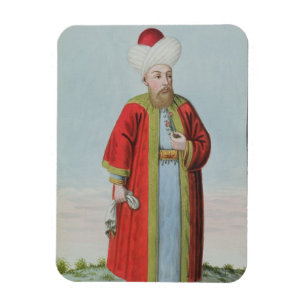 Magnet Flexible 1404-51) sultans II d'Amurath (Murad) (1421-51, de
