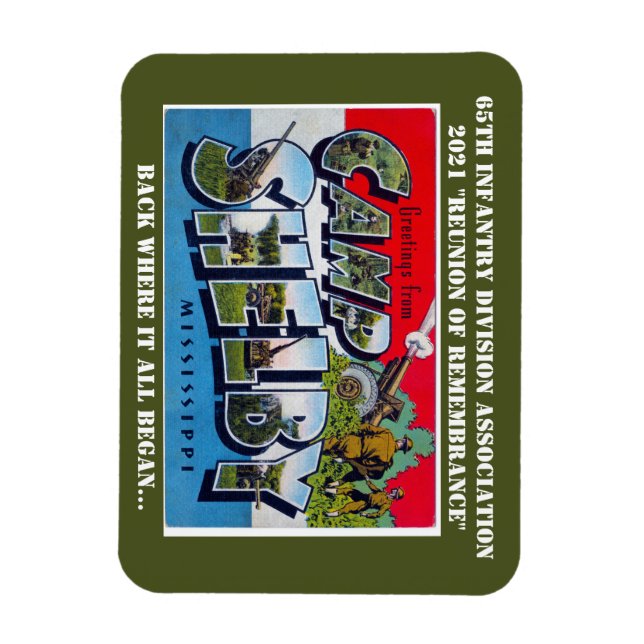 Magnet Flexible 2021 65e RÉUNION Aimant photo flexible 3" x 4" (Vertical)
